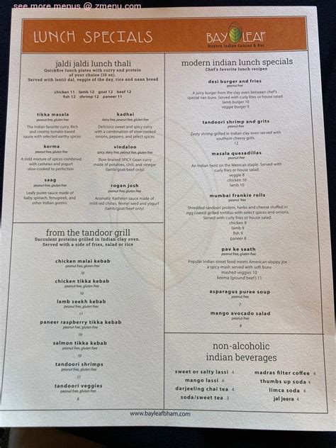 bay leaf grayshott menu.